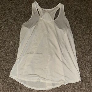lululemon athletica White Racerback Tank Top